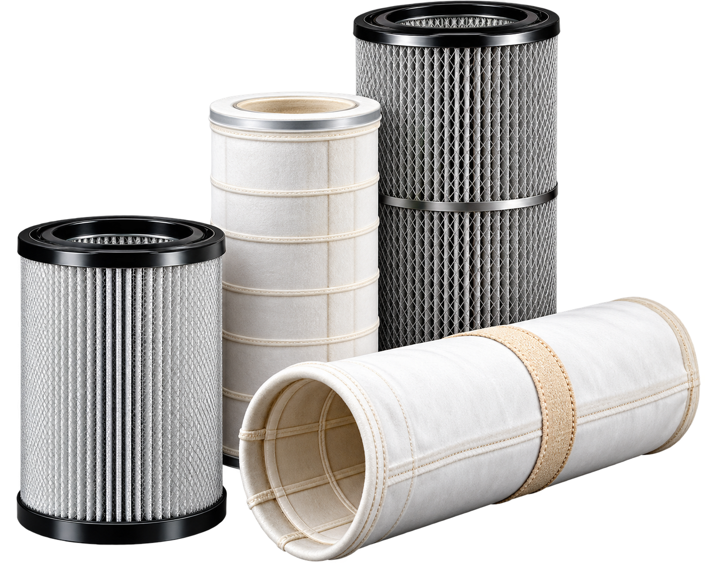 Replacement filter cartridges and bags